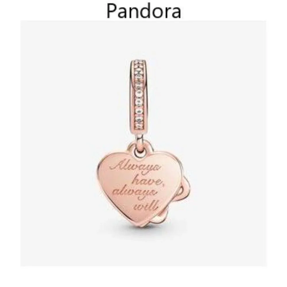 Pandora Love You Infinity Heart Dangle Charm